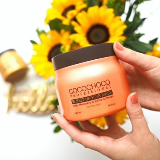 COCOCHOCO Pro Keratin Hair BOOST UP MASK 500ml For extra shine and volume Salon Deep Strength Silky Soft