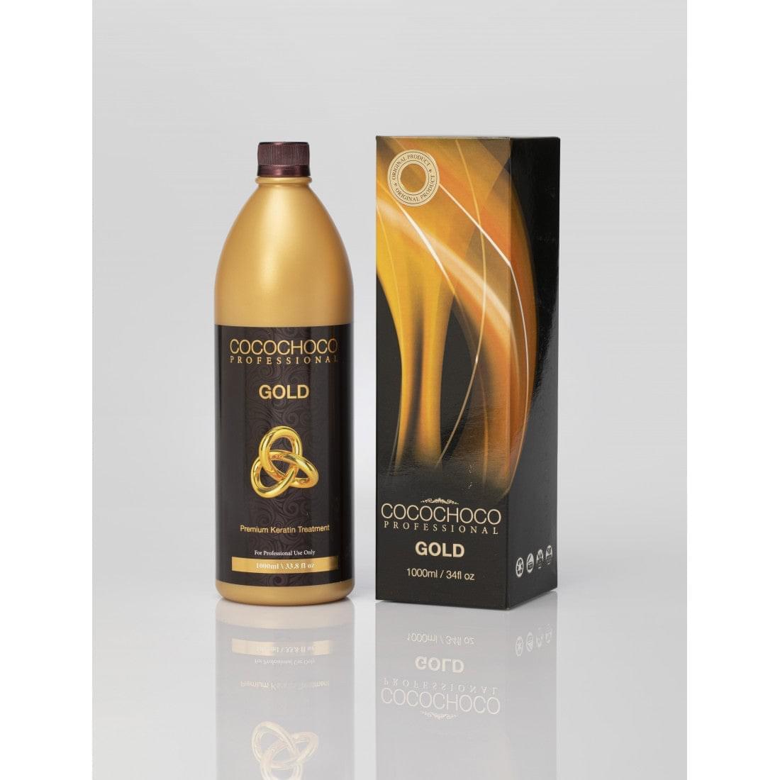 COCOCHOCO Gold 1000ml Keratin Treatment For Super straight hair - 24 Karat