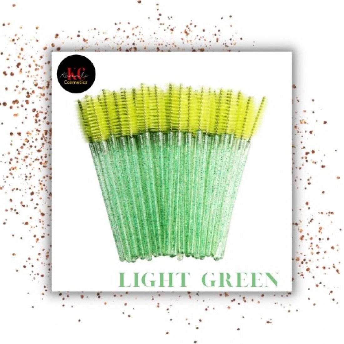 Disposable Glitter Wands/Spoolies Light Green