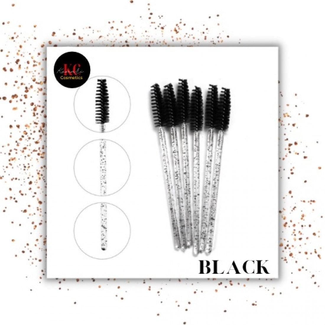 Black Glitter Disposable Mascara Brush (100 pieces) - Beauty Angels Store  International