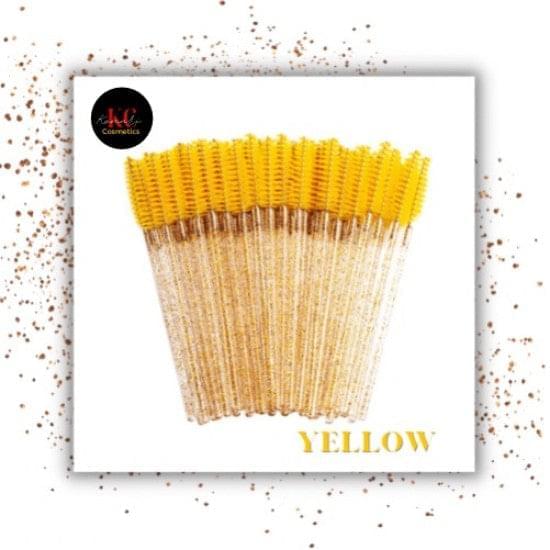 Disposable Glitter WandsSpoolies Yellow