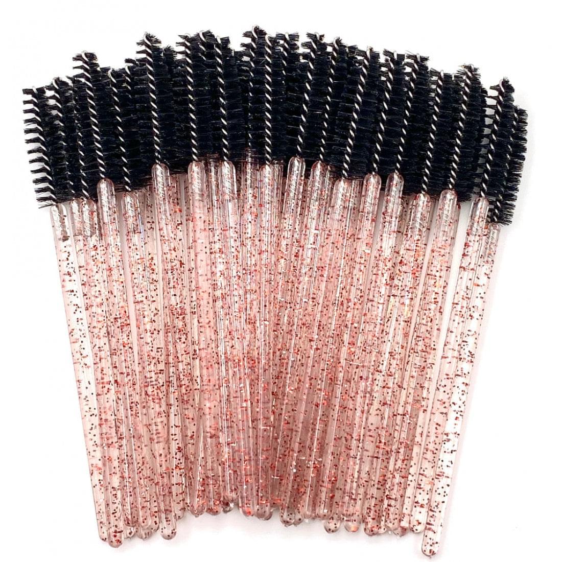 Disposable Glitter Wands/Spoolies Black Red
