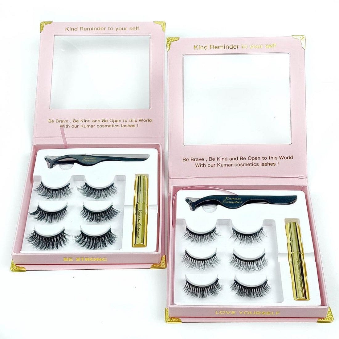 Luxury Magnetic Faux Mink Lashes "BE STRONG"